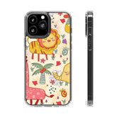 Jungle Animals - iPhone Clear Cases iPhone 13 Pro Max Without gift packaging - phone cases